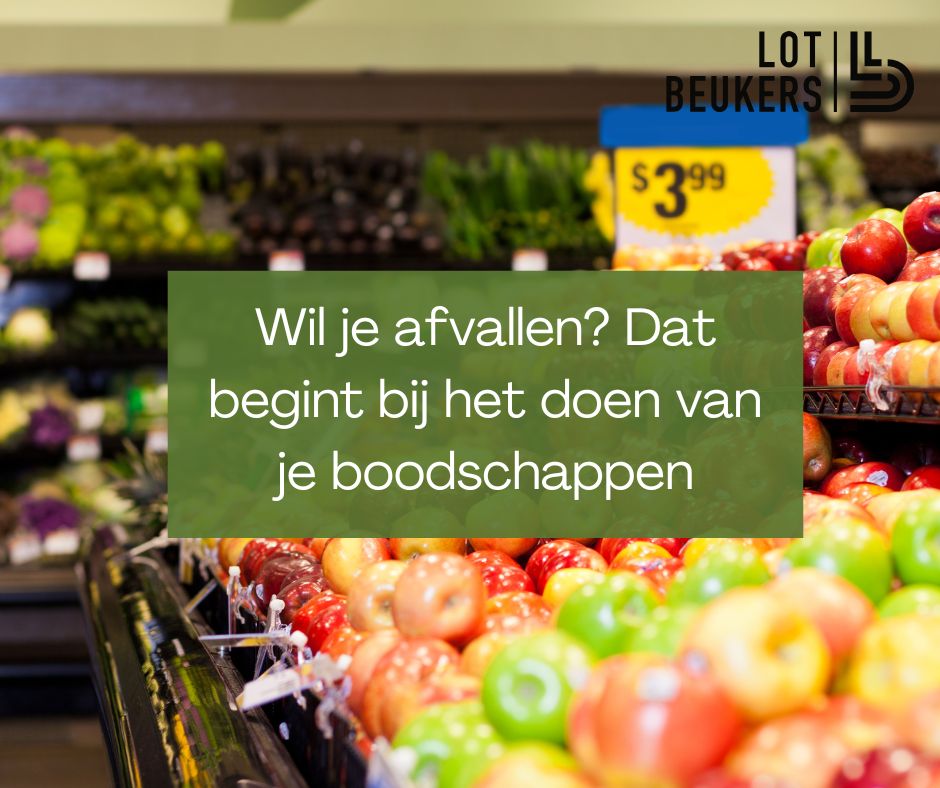 wil je afvallen boodschappen doen
