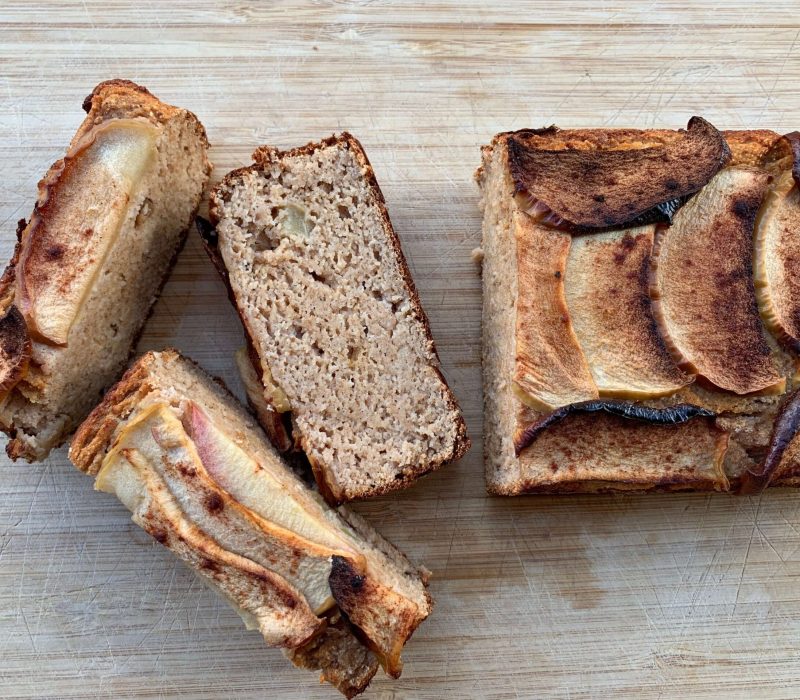 Gezonde appelcake met proteine
