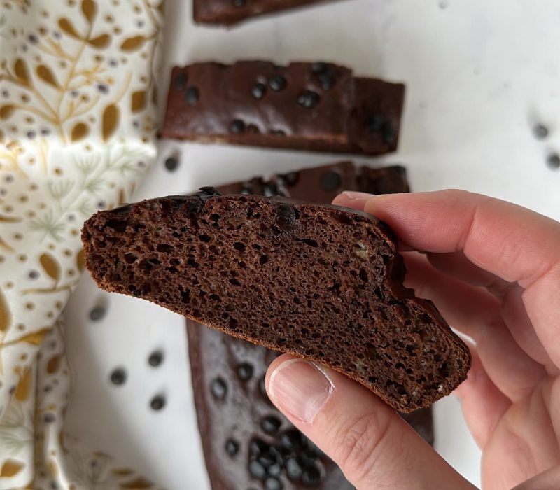 Chocolade bananenbrood