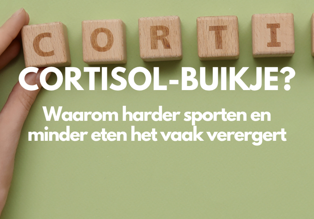 Cortisol-buikje? Waarom harder sporten en minder eten het vaak verergert
