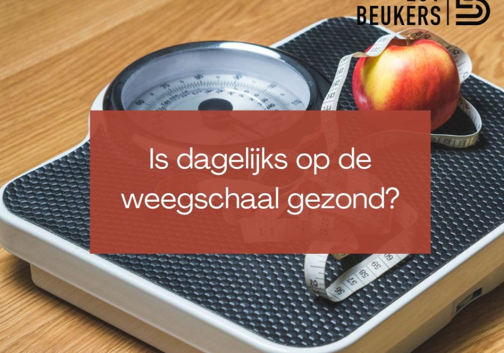 is dagelijks op de weegschaal gezond