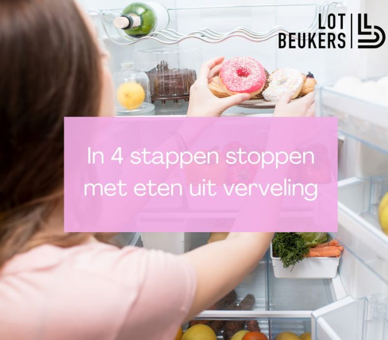 stoppen met eten uit verveling