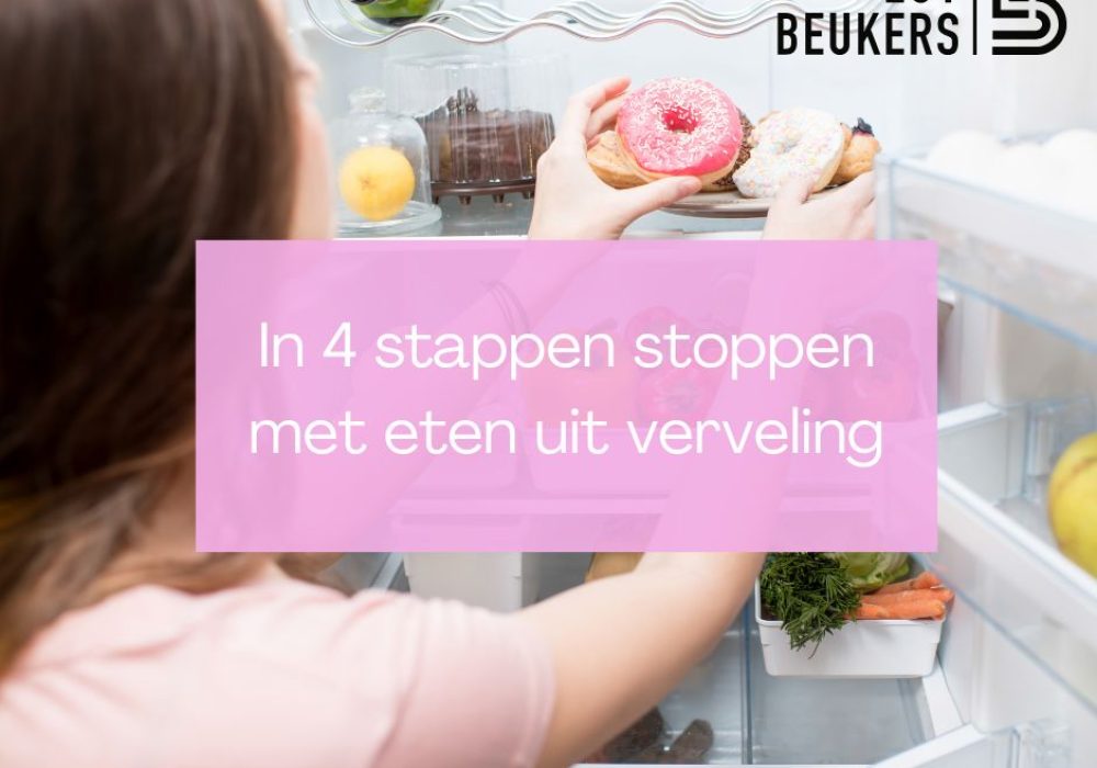 stoppen met eten uit verveling
