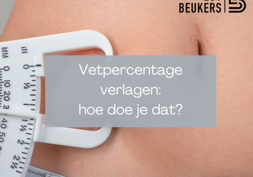 vetpercentage verlagen hoe doe je dat