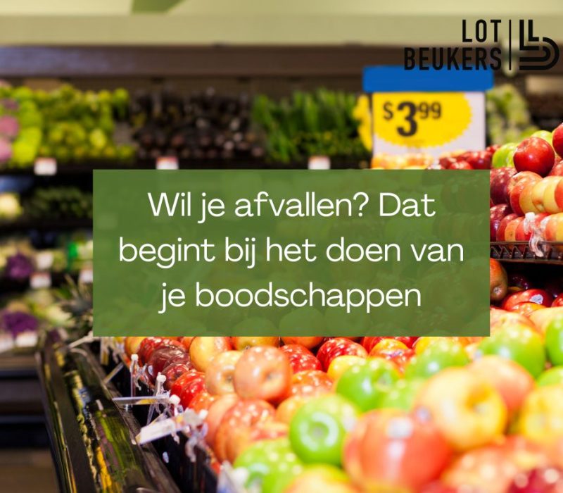wil je afvallen boodschappen doen