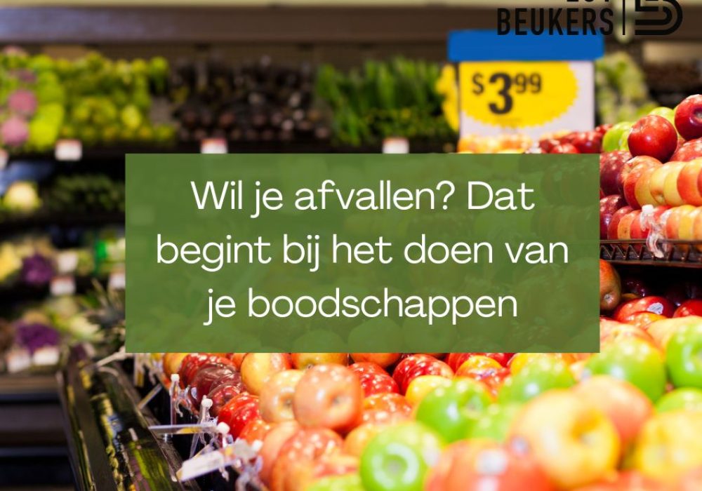 wil je afvallen boodschappen doen